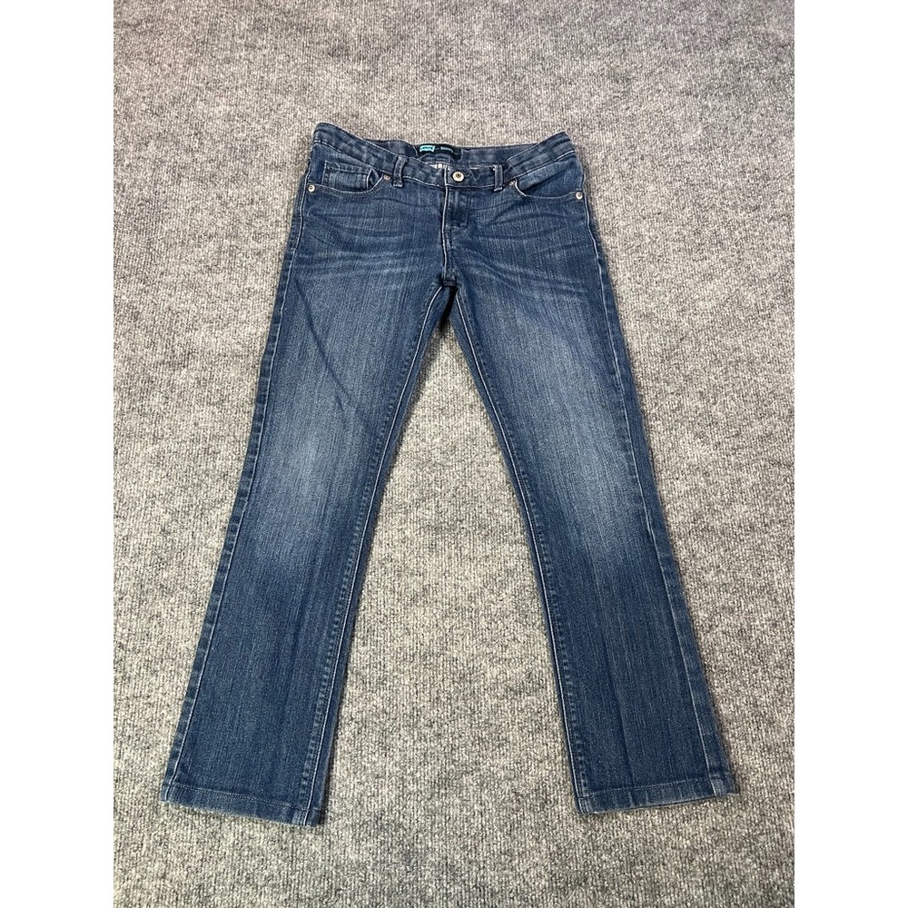 Levi's Girls 14 Reg 519 Extreme Skinny Jeans Dark Wash Y2K McBling Indie Sleaze